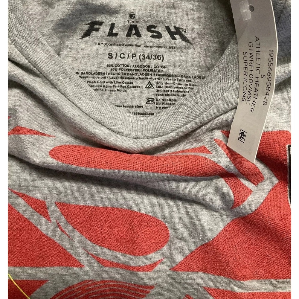 NWT The Flash DC Comics T Shirt Adult S - Picture 2 of 2